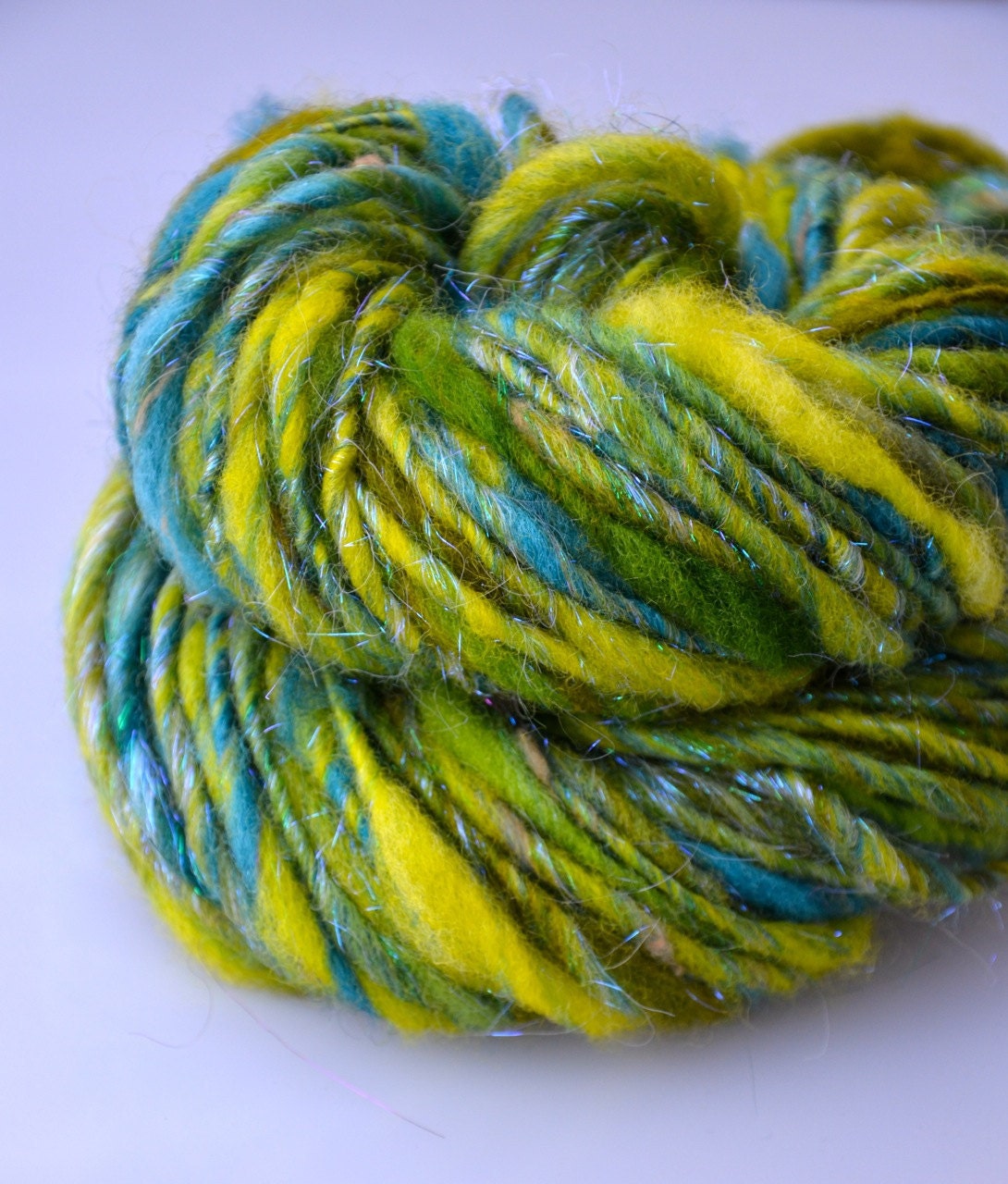 Outlaw Yarn Earth Fairy handspun Art Yarn