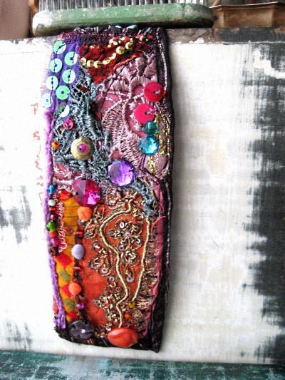 RESERVED Festival, Gypsy Bracelet, Antique Indian, Embroidery, Vintage, Lace, Bohemian Gypsy, Boho Jewlery
