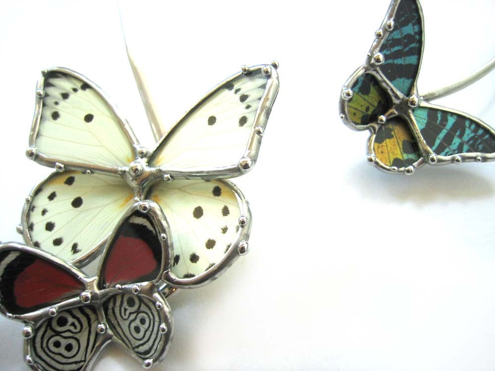 Butterflies Alight Necklace - Woodland Bride