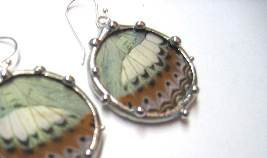 Butterfly Wing Earrings - Sky Wings