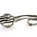 Bones - Skeleton 2 Ring Set - Hand Cast in Sterling Silver - OOAK