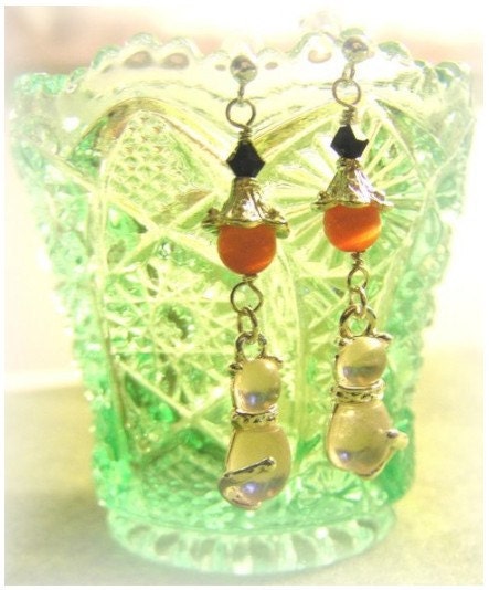 Cat Earrings for Halloween