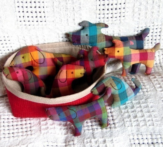 Dog Family Set - Little Softies sewing pattern