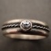 White Sapphire Engagement Ring