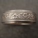 Floral Wedding Band in White Gold