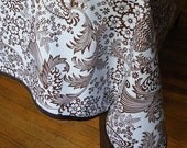 Oilcloth Tablecloth -- Small DESIGN YOUR OWN -- Rectangular Oilcloth Tablecloths for Wide Tables