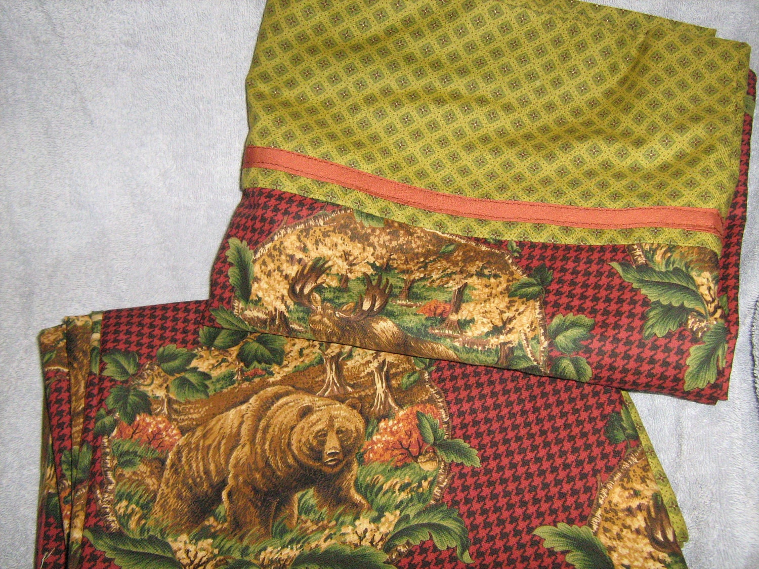 Hunting Pillowcases, Standard Size Set of Two