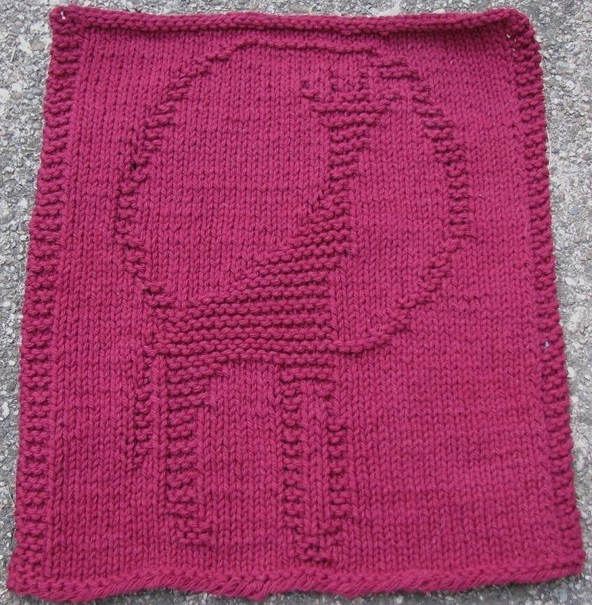 Giraffe Dishcloth PDF Knitting Pattern by wrchili on Etsy