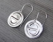 Schwa Sterling Silver Earrings - for your favorite linguist, teacher, nerd, geekery jewelry, linguistics