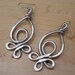 Celtic Knot Loops Unique Big Earrings - Very Big Earrings Light Weight Aluminum Dangle - Celtic Knot Jewelry -Aluminum Jewelry