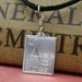 Silver Periodic Table Pendant - Atomic Symbol for Silver Science Necklace- Science Jewelry