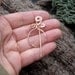 Little Copper Shawl Pin ,Scarf Pin, Sweater Brooch - Circle With Spiral Twists