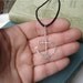 Sterling Silver Anchor Pendant - Wire Rope Anchor Necklace - Navy Jewelry, Nautical