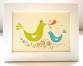 Framed Mama and a Little Birdie Print