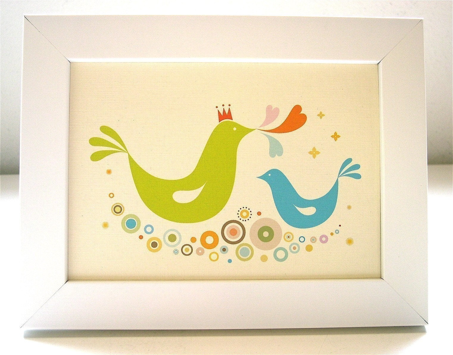 Framed Mama and a Little Birdie Print