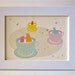 Framed Spinning Teacups Print