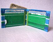 Web Wallet Aqua Green