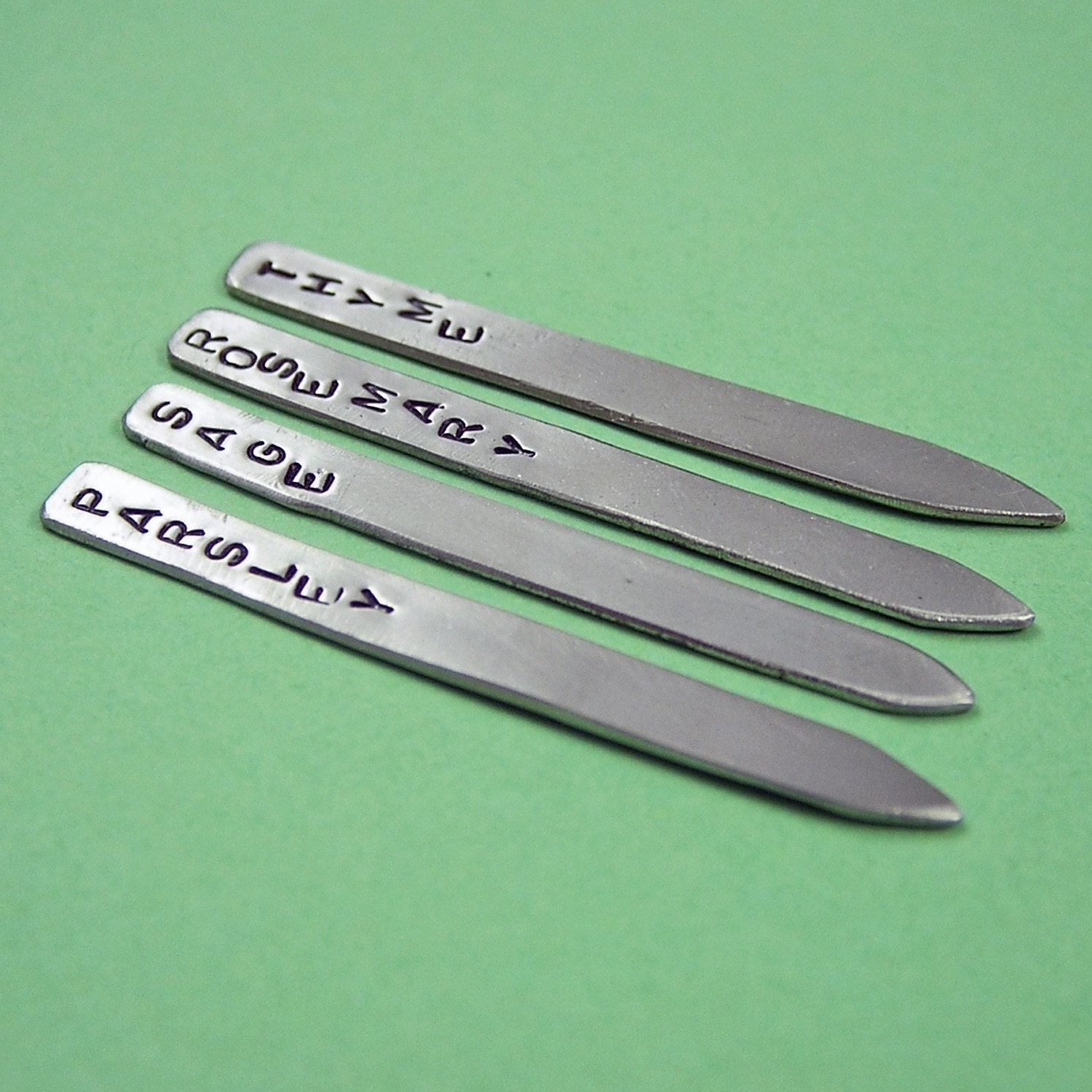 Herb Garden Plant Markers - Mini - Nickel