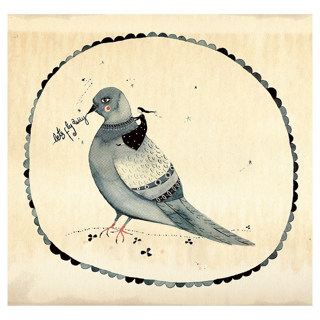Lets Fly Away - Art Print