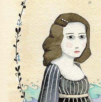 The girl that got away - Art Print