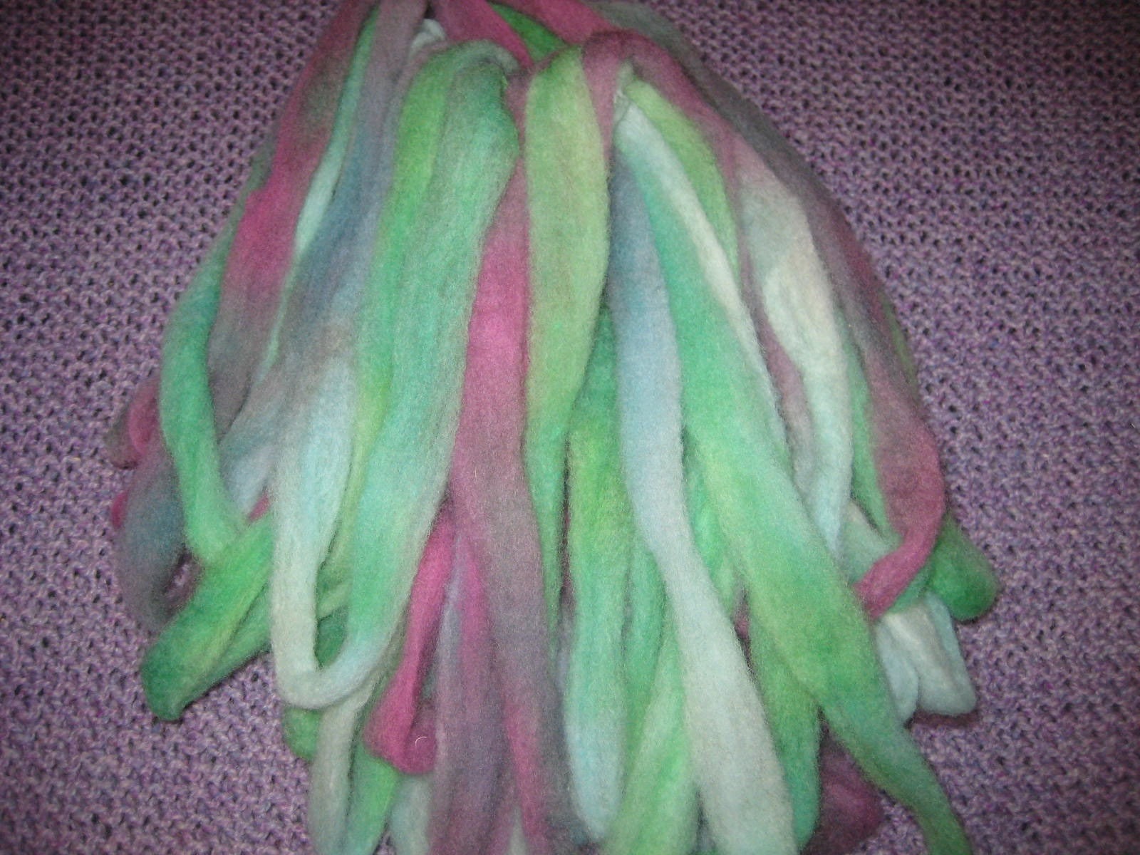 Wool roving for spinning
