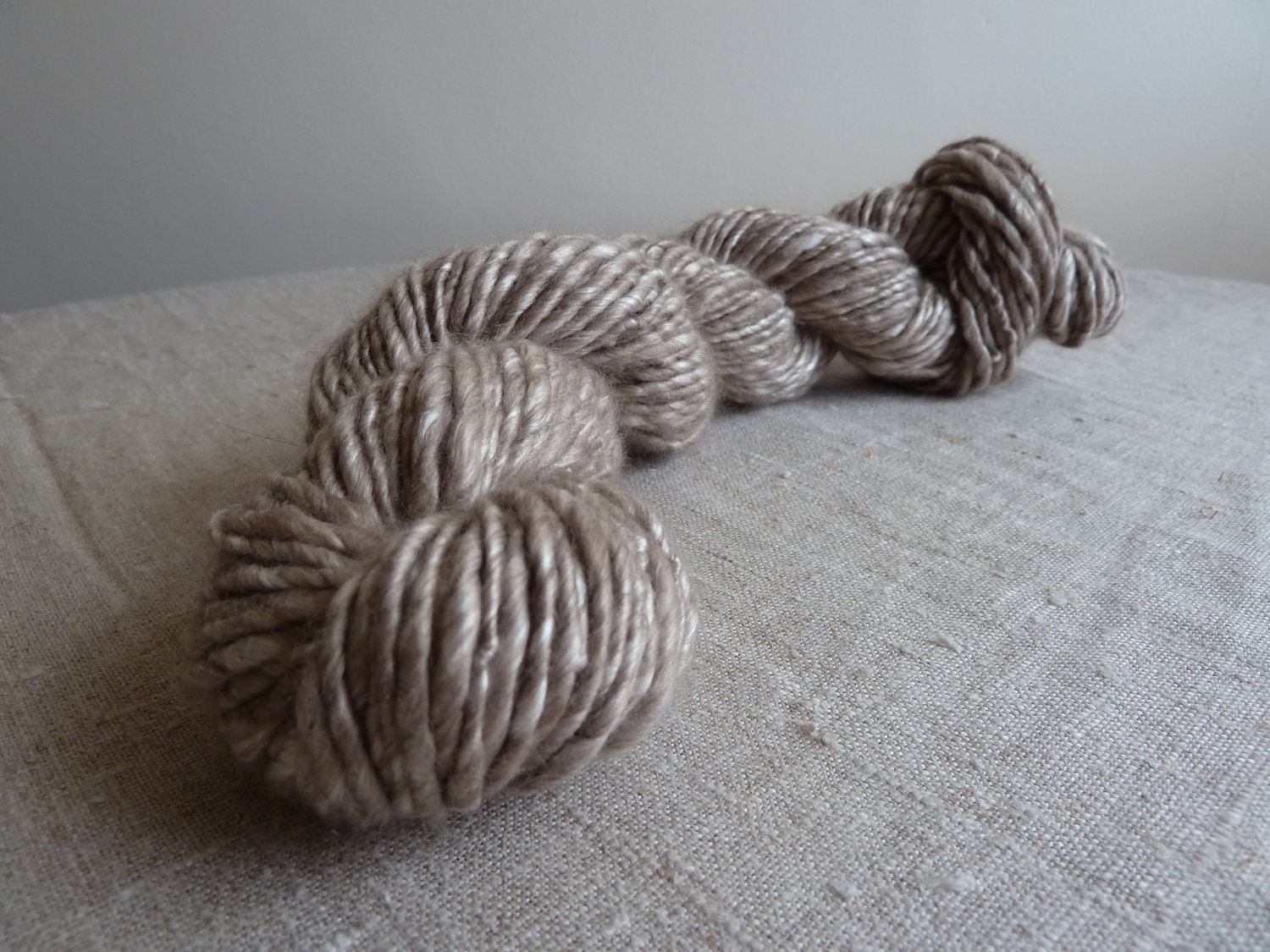 Handspun Cashmere and silk yarn, 3.5oz