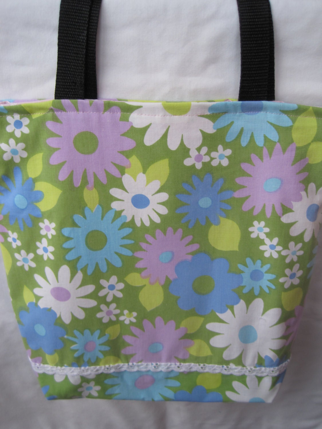 SALE Lace Hippie Garden Tote