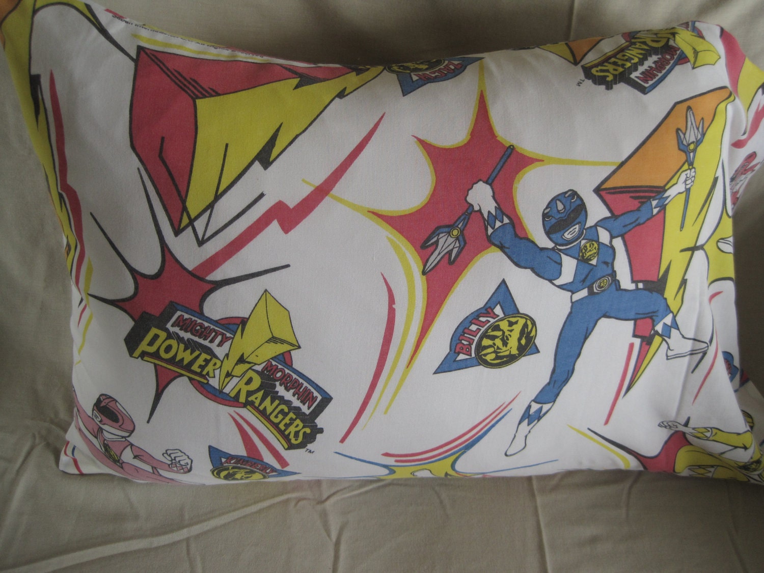 Mighty Morphin Power Rangers Pillowcase