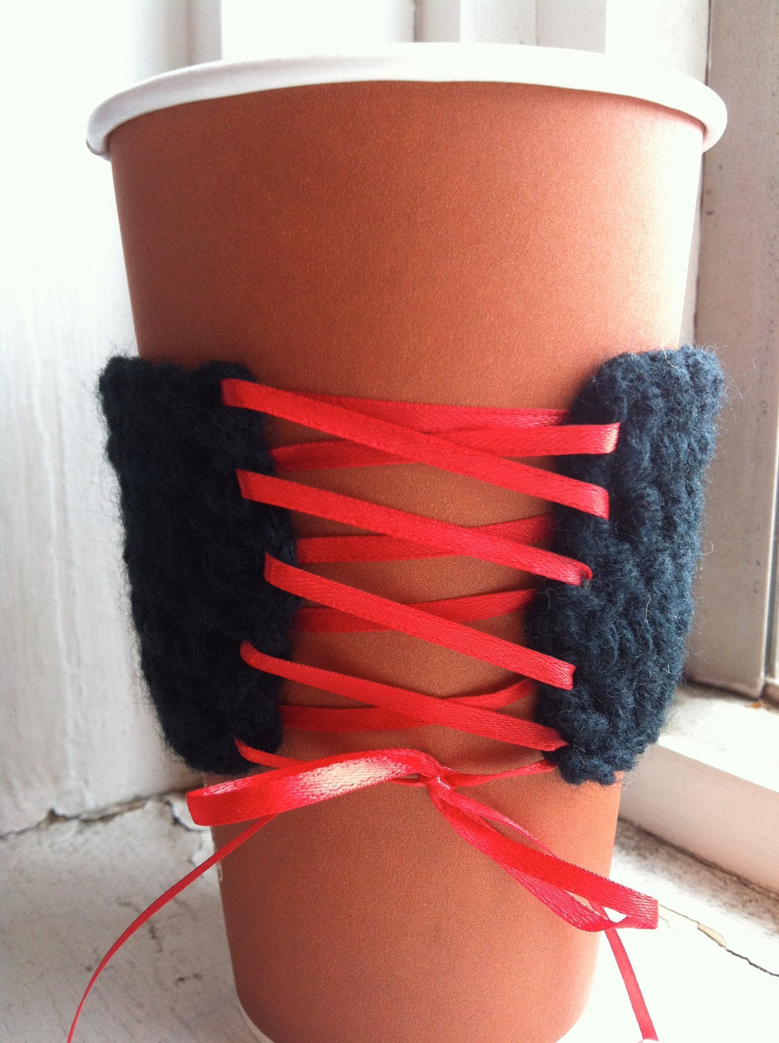 Crochet Corset Cozy -- CAUTION: Contents are HOT