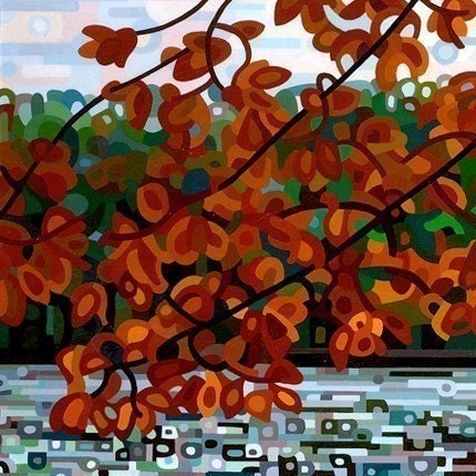 budanArt 8 x 10 Chunky Print - Maple Lake