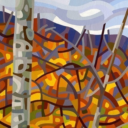 Abstract Fine Art Print  - October Heights