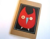Owl Journal . Pocket Sized Moleskine . Lined Pages
