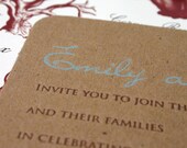 Letterpress Sample Pack - Invitations, Announcements etc. - eco-friendly