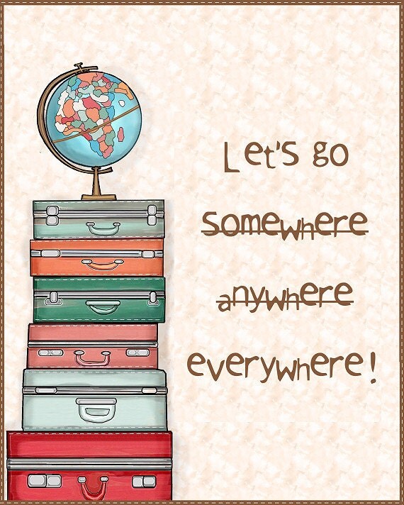 Travel Art Print