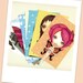 Art Postcard Set of The Dreamy Giraffe Collection Classics