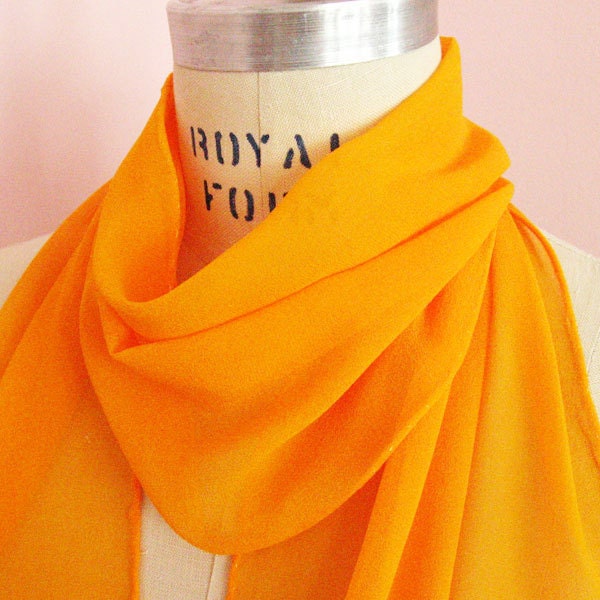 RESERVED FOR MISFITGIRLIE Silk Chiffon Scarves