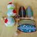 Baby Mobile Surfboards - Beach Time Mobile with Plush Beach Balls -Wood Mobiles for a Beach Themed Nursery
