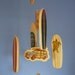 Baby Crib Mobile - Baby Mobile - Surf or Beach Baby Nursery - Woody Car and Surf Boards (Bright Beach Colors)