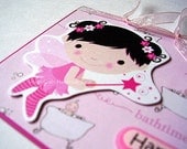 Birthday Card - Fairy in Pink