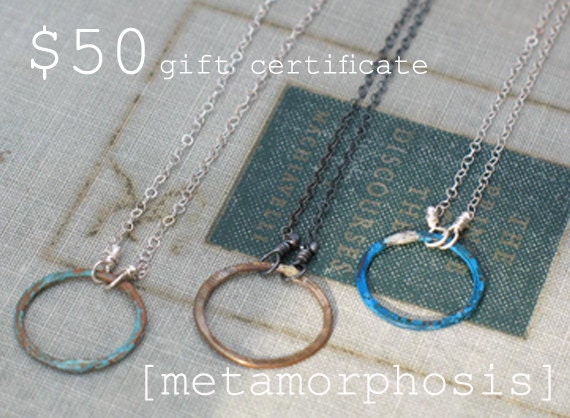 50 dollar Gift Certificate