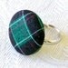 Scotland Is for Me - green tartan ring