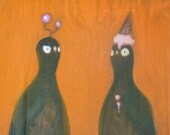cone fight original painting