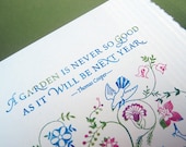 Good Garden Note Cards, set of four