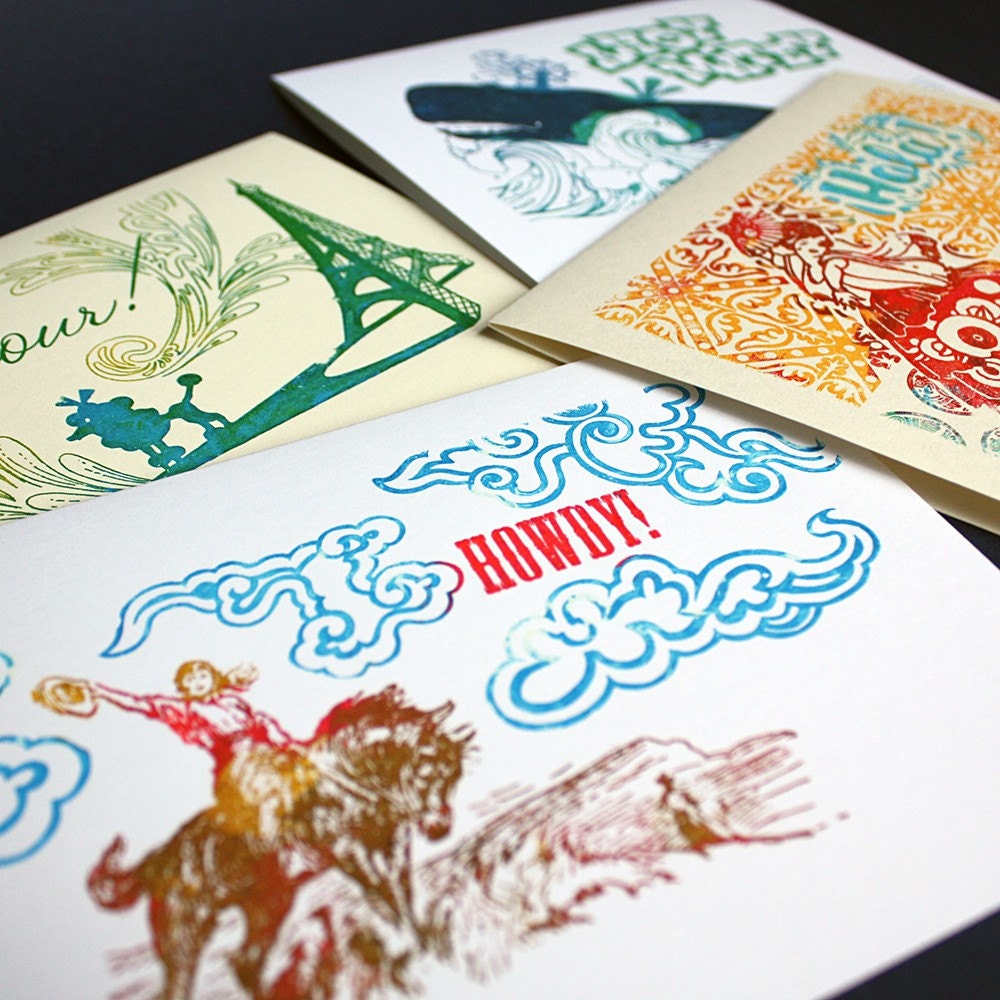 Hello Variety Notecard Set of 4
