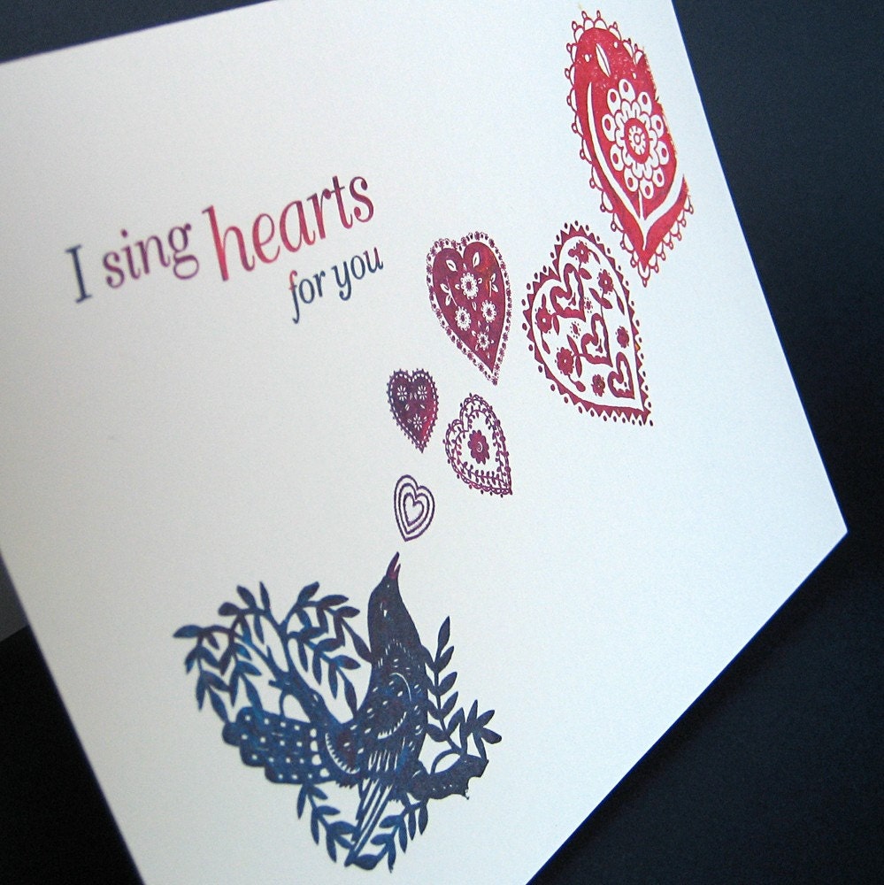 Heartsong Notecard and envelope