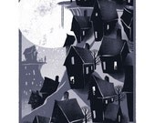 The Bluffs - Screenprinted Art Print