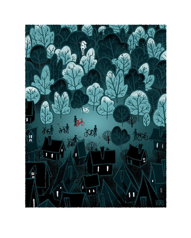 The Forest Edge - Screenprinted Art Print