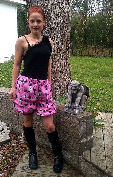 Black Cats Bloomers - Boxer Alternatives - RARE Robert Kaufman Fabric