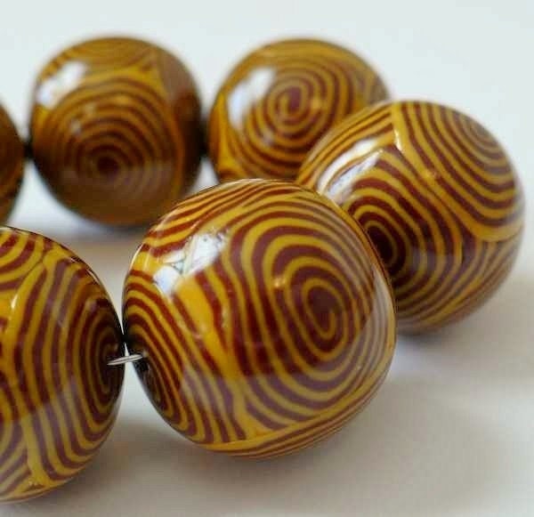 Hypnotized Handmade Polymer Clay Beads Made to Order
