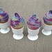 Egg Hats (W-EH-009), egg warmers, egg cozies, crochet egg hats